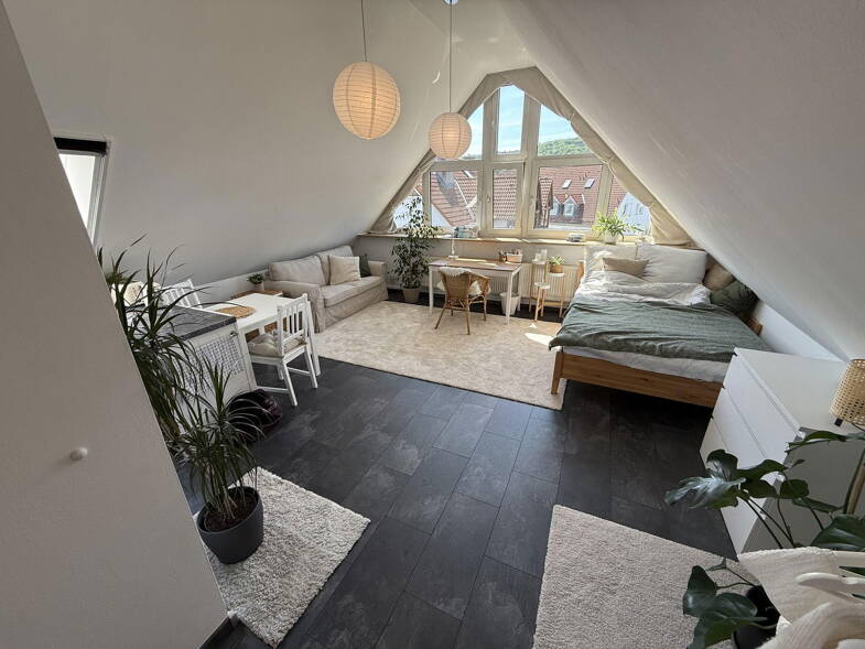 Wohnung zur Miete 460 € 1 Zimmer 33 m² Dachgeschoss Bubenreuth 91088