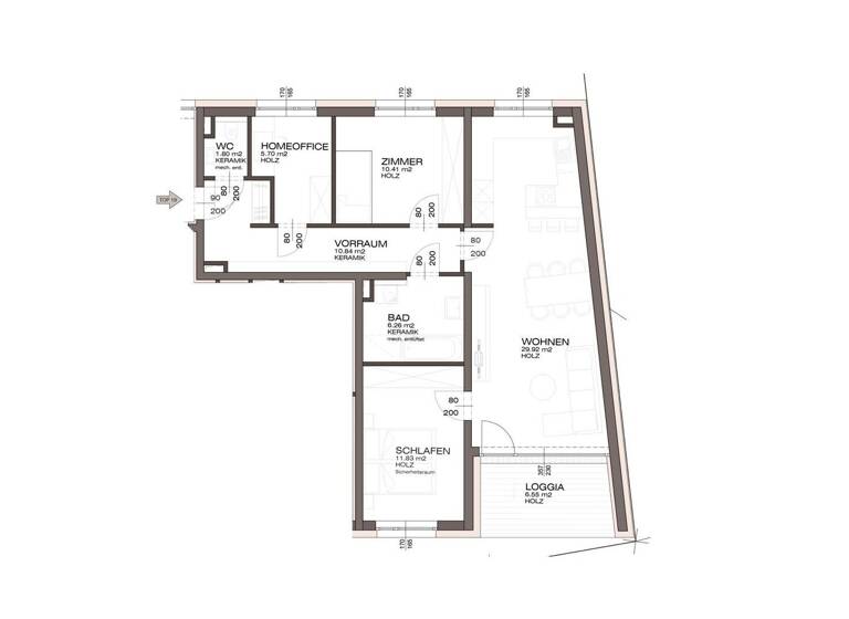 Wohnung zum Kauf - Erstbezug 369.000 € 4 Zimmer 76,8 m² 2. Geschoss Vöcklabruck 4840