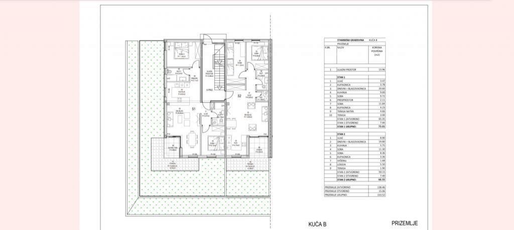 Wohnung zum Kauf 173.000 € 2 Zimmer 66 m²<br/>Wohnfläche Barban center