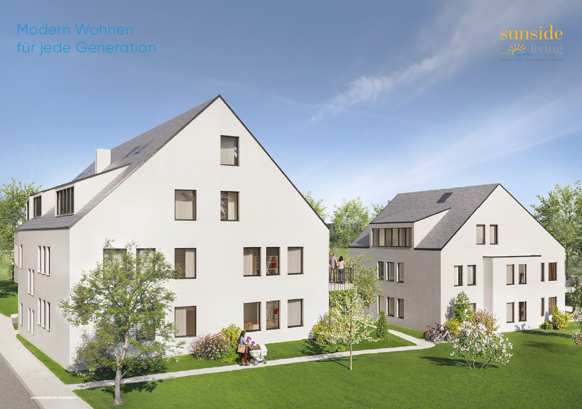 Maisonette zum Kauf provisionsfrei als Kapitalanlage geeignet 391.600 € 2 Zimmer 50,8 m²<br/>Wohnfläche Fuerstenberg Konstanz 78467