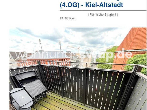 Studio zur Miete Tauschwohnung 998 € 2 Zimmer 58 m² 4. Geschoss Kiel 24103