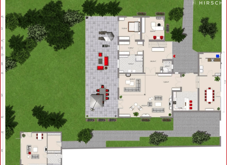 Einfamilienhaus zum Kauf 1.190.000 € 10 Zimmer 362 m² 6.482 m² Grundstück Repelen Moers 47445