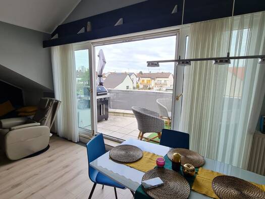 Terrassenwohnung zum Kauf provisionsfrei 319.000 € 3 Zimmer 85 m² Geschoss 2/2 Weimarer Straße 48 Oggersheim Ludwigshafen am Rhein 67071