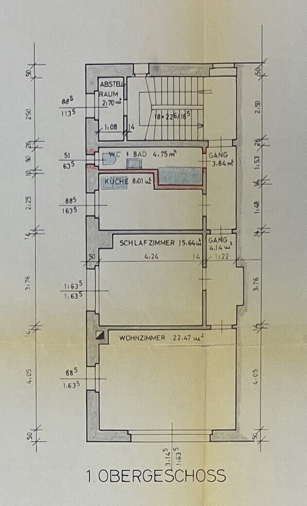 Wohnung zur Miete 750 € 2 Zimmer 59 m²<br/>Wohnfläche 1.<br/>Geschoss Ettlingen - Kernstadt 2 Ettlingen 76275