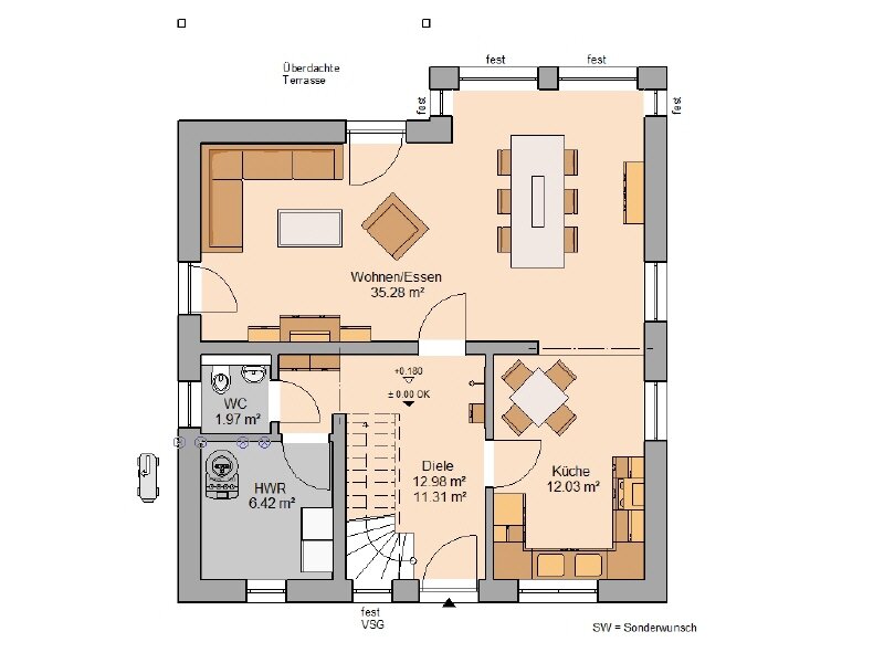 Einfamilienhaus zum Kauf provisionsfrei 424.825 € 4 Zimmer 116 m²<br/>Wohnfläche 533 m²<br/>Grundstück Holt Straelen 47638