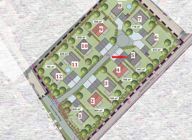 Grundstück zum Kauf 64.300 € 643 m² Grundstück Quesnitzer Weg Droyßig 06722