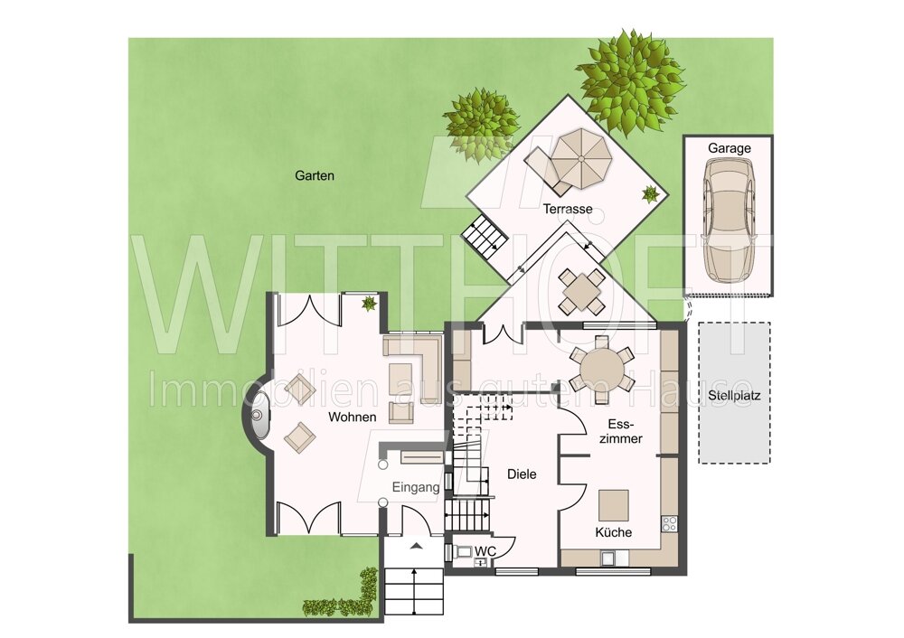 Einfamilienhaus zur Miete 2.750 € 6 Zimmer 230 m²<br/>Wohnfläche 1.000 m²<br/>Grundstück 01.01.2025<br/>Verfügbarkeit Poppenbüttel Hamburg-Poppenbüttel 22395