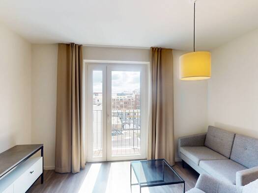 Wohnung zur Miete 1.330 € 2 Zimmer 46,5 m² 6. Geschoss Wandalenweg 5 Hammerbrook Hamburg 20097