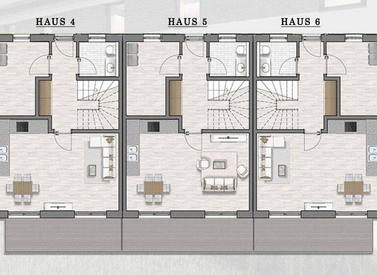 Reihenmittelhaus zur Miete - Erstbezug 1.200 € 5 Zimmer 98,9 m² 100 m² Grundstück frei ab sofort Töging Töging am Inn 84513