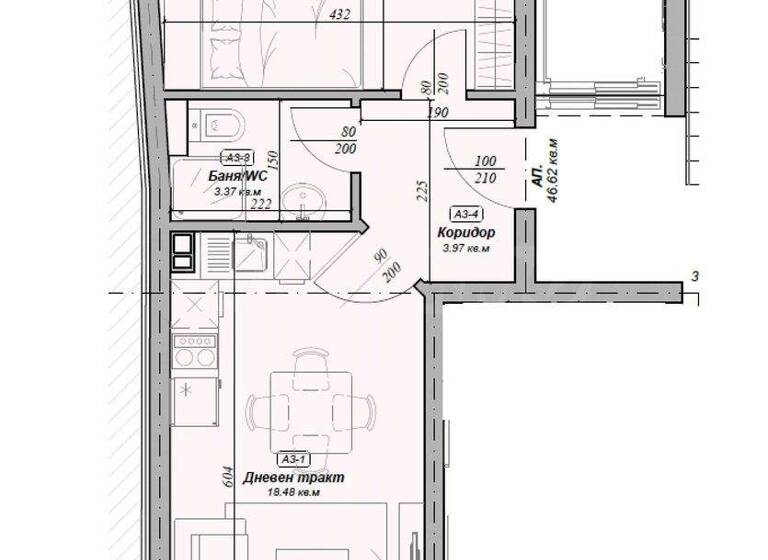 Studio zum Kauf 118.000 € 2 Zimmer 59,4 m² Varna