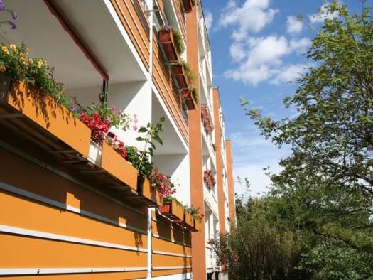 Wohnung zur Miete 249 € 2 Zimmer 48,9 m² 4. Geschoss frei ab sofort Fritz-Heckert-Siedlung 53 Hohenstein-Ernstthal 09337