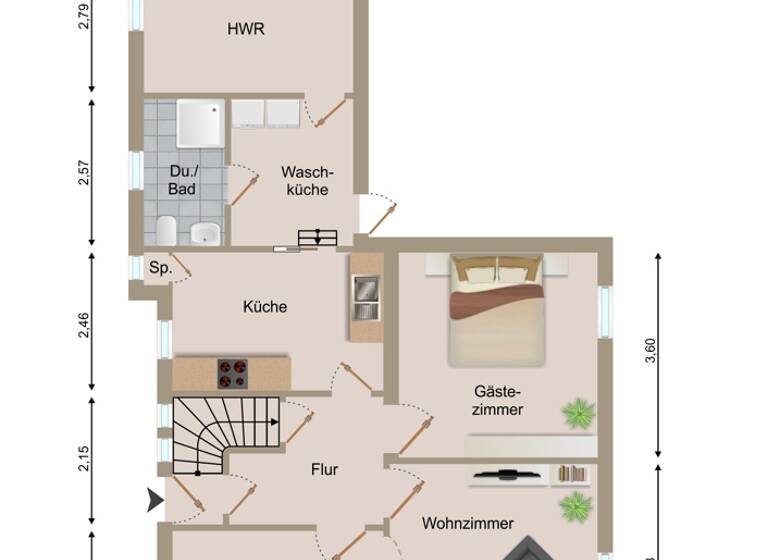 Einfamilienhaus zum Kauf 169.000 € 4 Zimmer 124 m² 1.207 m² Grundstück Burg (Dithmarschen) 25712