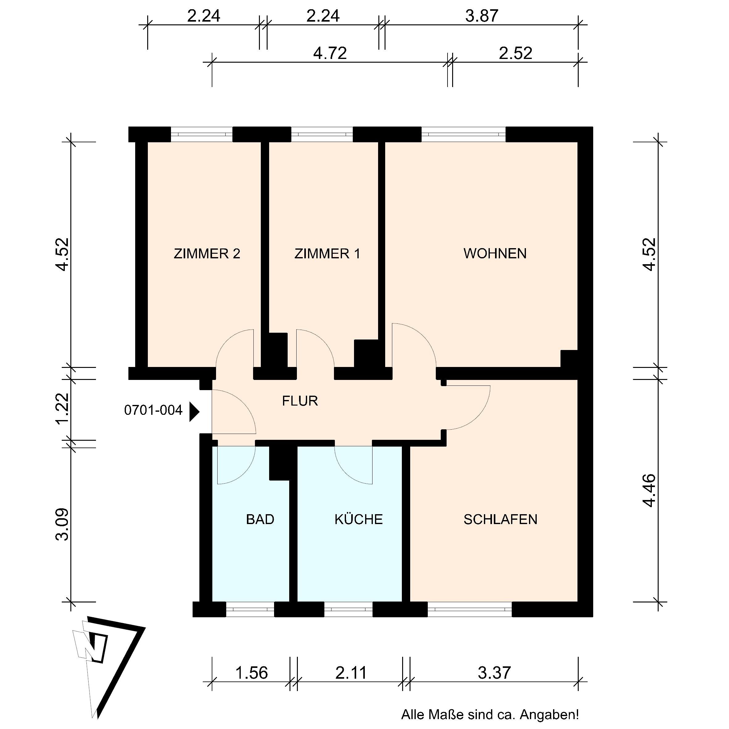 Wohnung zur Miete 394 € 4 Zimmer 67,7 m²<br/>Wohnfläche 1.<br/>Geschoss 01.01.2025<br/>Verfügbarkeit Friedensstr. 1 Crivitz Crivitz 19089