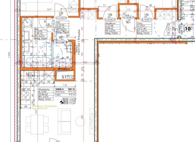 Wohnung zur Miete 890 € 4 Zimmer 1. Geschoss St. Pölten 3100