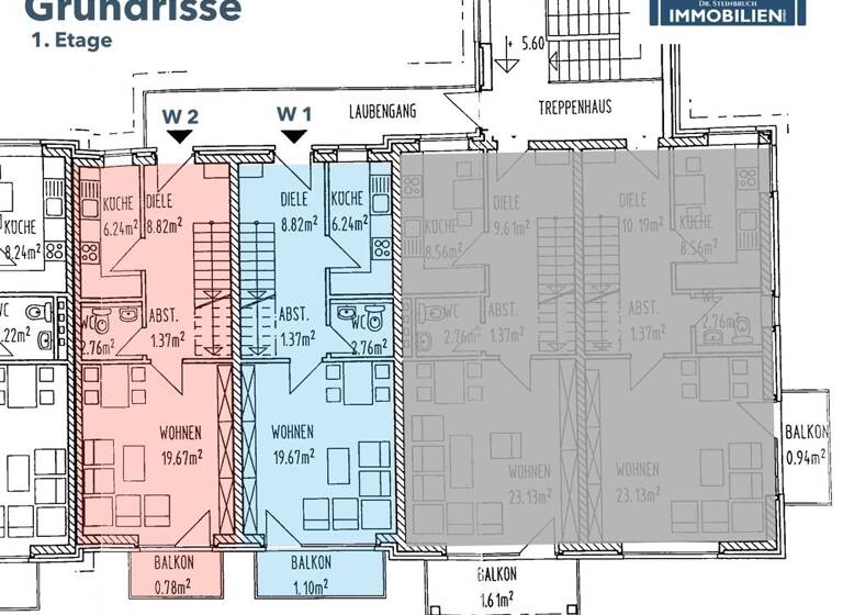 Wohnung zum Kauf 142.000 € 2 Zimmer 65,1 m² Grimma 04668
