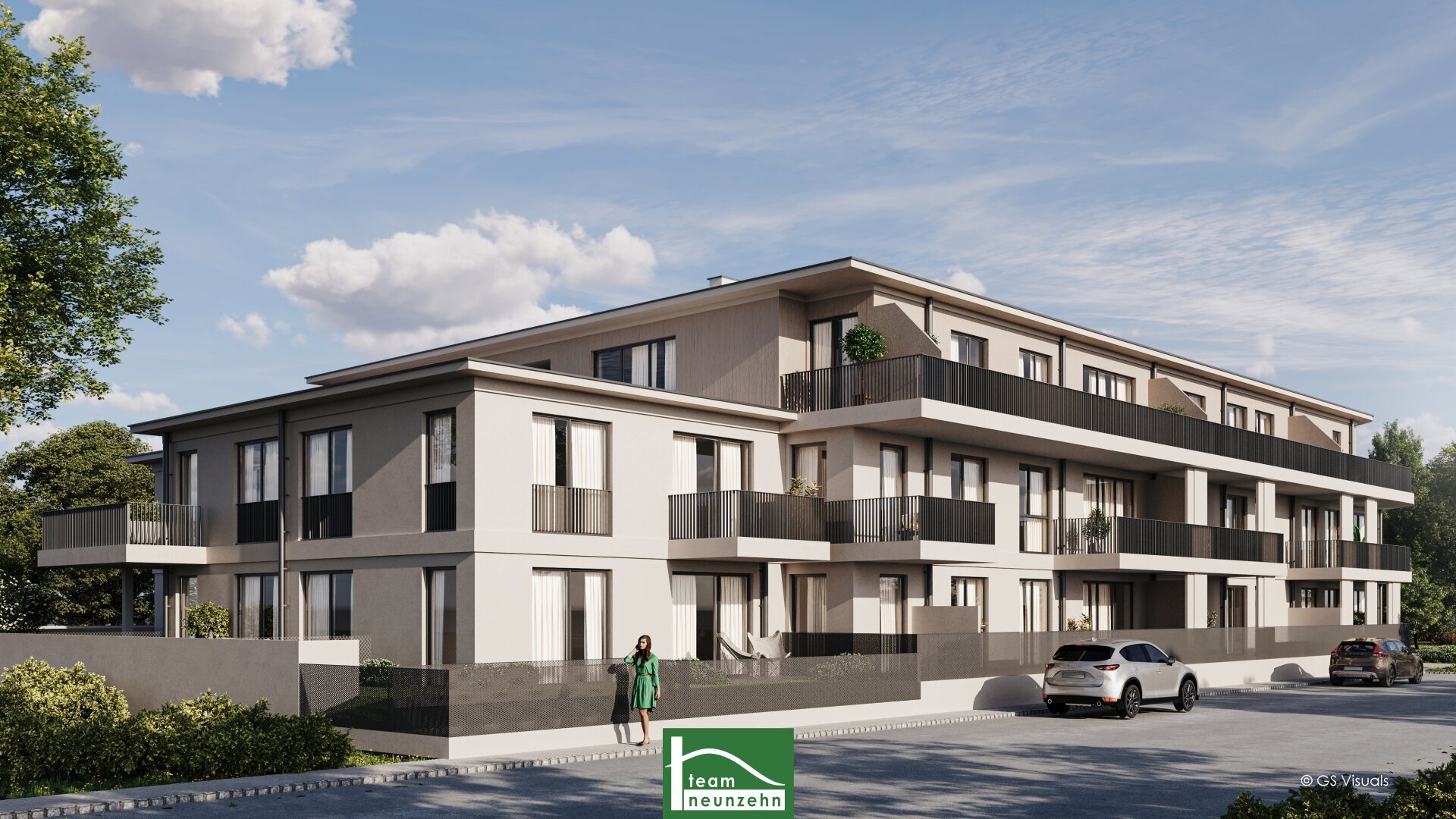 Wohnung zum Kauf 315.001 € 3 Zimmer 68,9 m²<br/>Wohnfläche 1.<br/>Geschoss Bahnhofstraße 22 Strasshof an der Nordbahn 2231