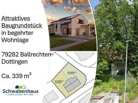 Grundstück zum Kauf 247.221 € 341 m² Grundstück Dottingen Ballrechten-Dottingen 79282