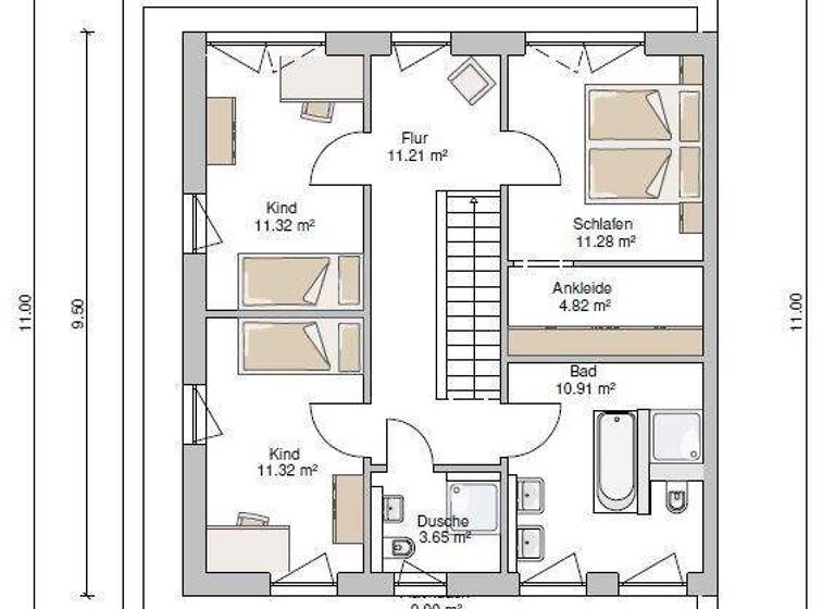Doppelhaushälfte zum Kauf provisionsfrei 1.322.000 € 5 Zimmer 165 m² 373 m² Grundstück Wittlaer Düsseldorf / Wittlaer 40489