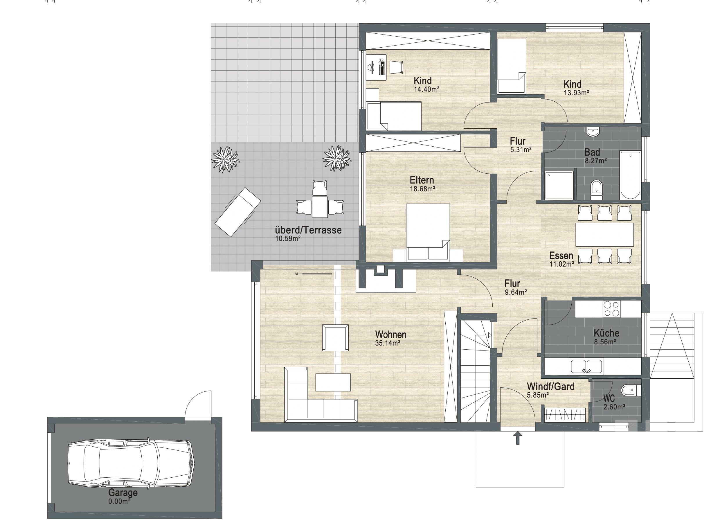 Bungalow zum Kauf 325.000 € 5 Zimmer 144 m²<br/>Wohnfläche 692 m²<br/>Grundstück Detmerode Detmerode 38444