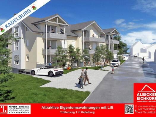 Wohnung zum Kauf - Erstbezug 513.000 € 4 Zimmer 108 m² 3. Geschoss Kadelburg Küssaberg 79790