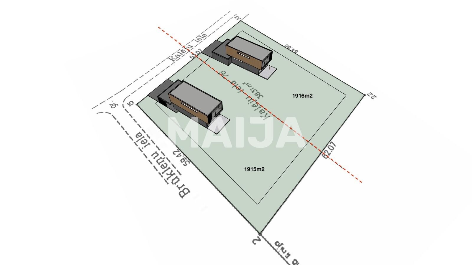 Grundstück zum Kauf 85.000 € 1.915 m²<br/>Grundstück Jurmala 2008