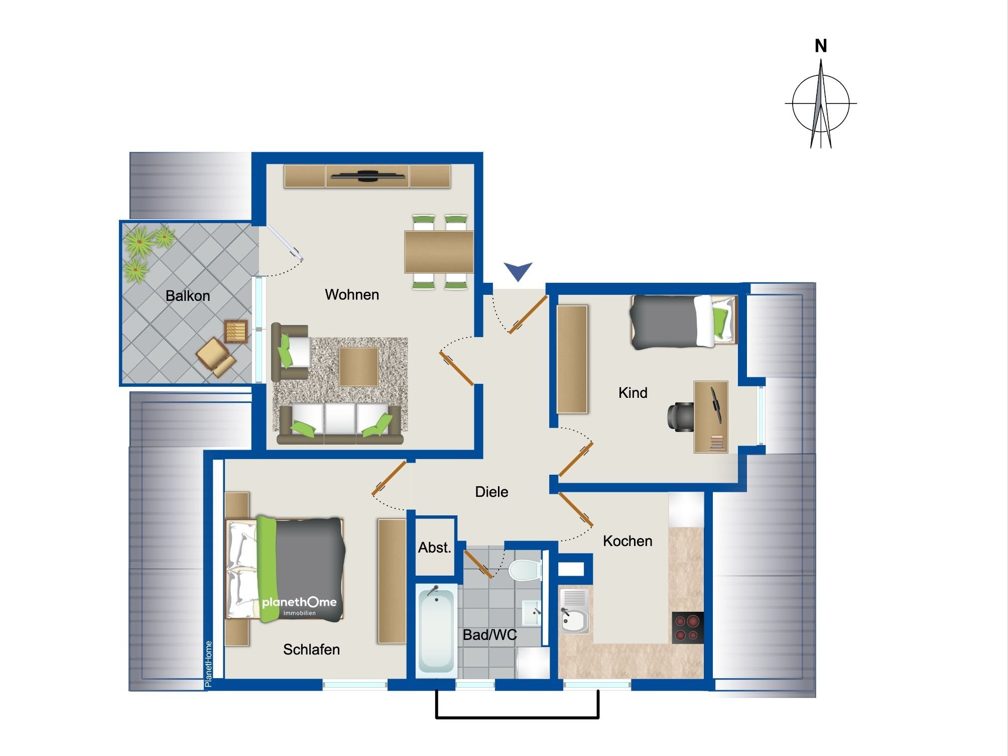 Wohnung zum Kauf 269.000 € 3 Zimmer 69,3 m²<br/>Wohnfläche 4.<br/>Geschoss 01.01.2025<br/>Verfügbarkeit Neumarkt Neumarkt 92318