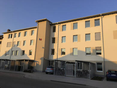 Wohnung zur Miete 470 € 1 Zimmer 49,4 m² 1. Geschoss frei ab sofort Kreuzstraße 8 Friedrich-Froebel-Schule 12 Viernheim 68519
