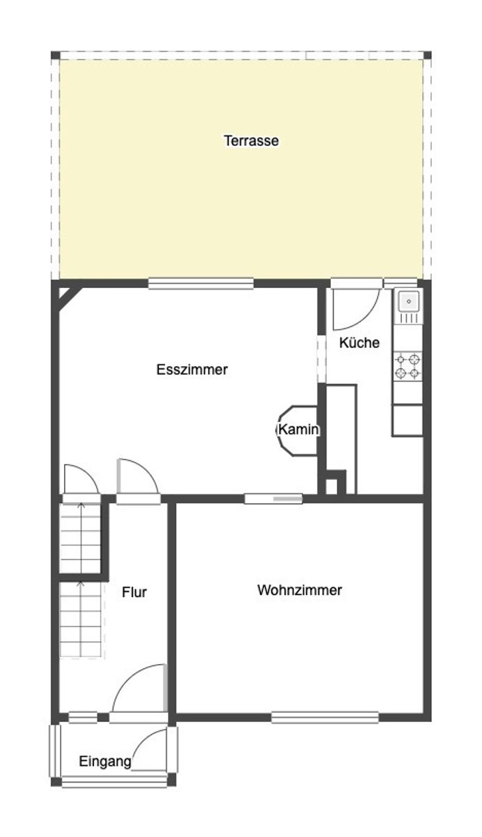 Reihenmittelhaus zum Kauf 295.000 € 4 Zimmer 110,1 m²<br/>Wohnfläche 556,1 m²<br/>Grundstück Nordstadt - Stadtviertel 081 Pforzheim 75177