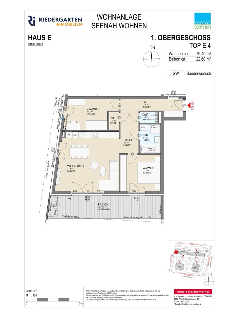 Wohnung zum Kauf 399.000 € 3 Zimmer 79,4 m²<br/>Wohnfläche 1.<br/>Geschoss Kohldorfer Straße 96 St. Martin Klagenfurt am Wörthersee 9020