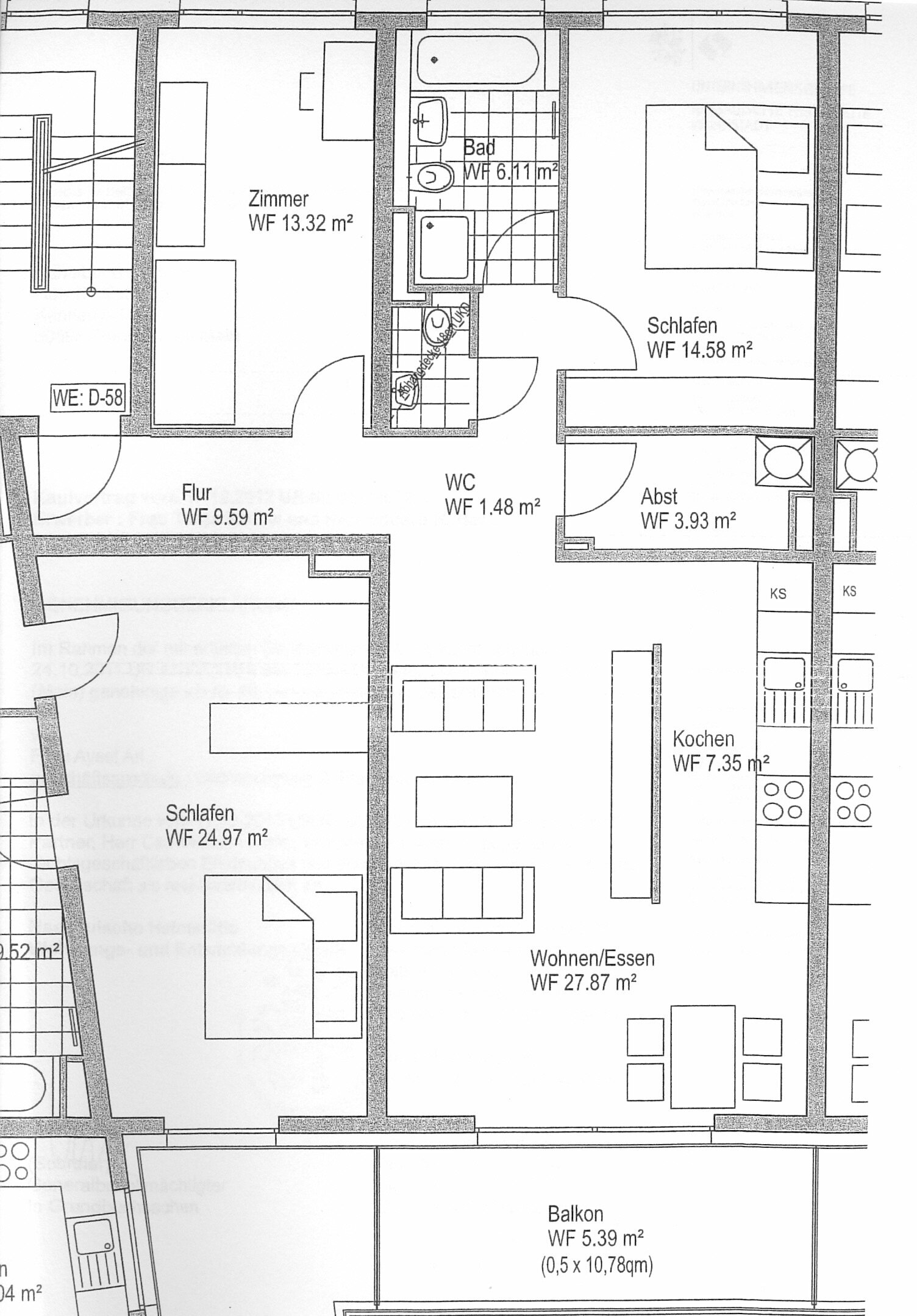 Wohnung zur Miete 1.300 € 2,5 Zimmer 90 m²<br/>Wohnfläche 2.<br/>Geschoss 01.02.2025<br/>Verfügbarkeit Europa Allee 163 Gallus Frankfurt am Main 60486