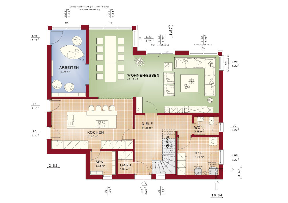 Haus zum Kauf provisionsfrei 738.947 € 5 Zimmer 154 m²<br/>Wohnfläche 542 m²<br/>Grundstück Mommenheim 55278