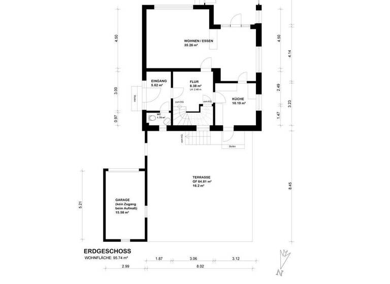 Einfamilienhaus zum Kauf 299.000 € 4 Zimmer 150 m² 950 m² Grundstück Rekum Bremen 28777