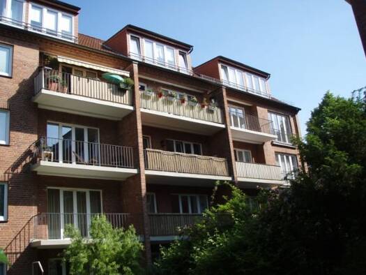 Wohnung zur Miete 740 € 2 Zimmer 51,8 m² 4. Geschoss Eilbek Wandsbek 22089