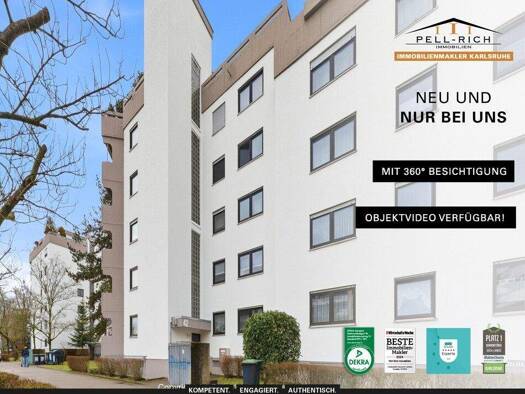 Wohnung zum Kauf 299.000 € 2 Zimmer 82,5 m² 2. Geschoss Neureut Karlsruhe 76149