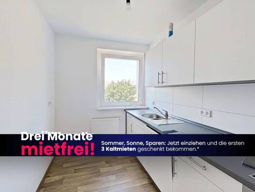 Wohnung zur Miete 359 € 3 Zimmer 58 m² 1. Geschoss frei ab sofort Nordstraße 12 Lutherstadt Wittenberg Wittenberg 6886