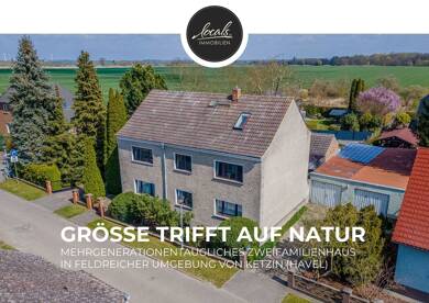 Mehrfamilienhaus zum Kauf 549.000 € 10 Zimmer 230 m² 1.038 m² Grundstück Ketzin Ketzin 14669