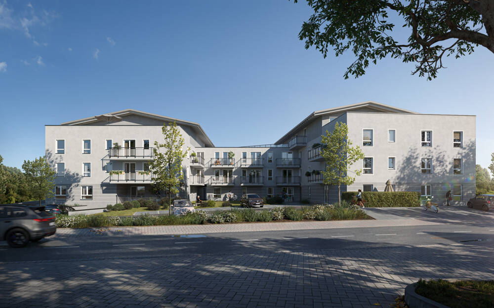 Immobilie in Ascha - Ganz oben ankommen - Exklusives Wohnen mit Weite und Licht-Traumhafte 3-Zi-Neubau-Penthouse-Wohnung - Bild 0