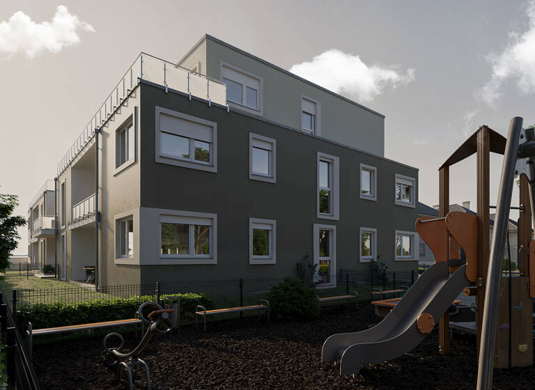 Terrassenwohnung zum Kauf provisionsfrei 293.425 € 2 Zimmer 48,5 m²<br/>Wohnfläche EG<br/>Geschoss ab sofort<br/>Verfügbarkeit Flurstraße Nordstadt Fürth 90765