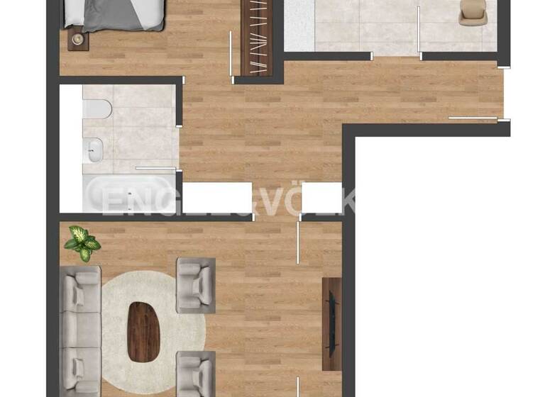 Wohnung zum Kauf 188.000 € 2 Zimmer 66 m² 1. Geschoss Deutschhof Schweinfurt 97422