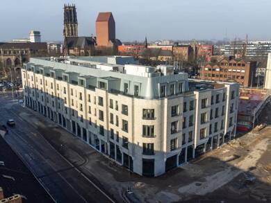 Büro-/Praxisfläche zur Miete - Erstbezug provisionsfrei 16,50 € 490,9 m² Bürofläche teilbar ab 315,3 m² Oberstraße 2 Altstadt Duisburg 47051