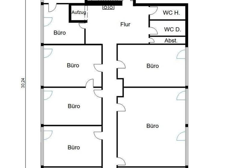 Bürofläche zur Miete provisionsfrei 427 m² Bürofläche Vor den Eichen 6 Elz 65604