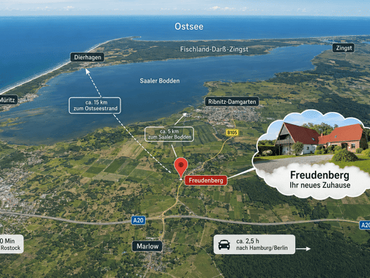 Einfamilienhaus zum Kauf 279.000 € 11 Zimmer 259 m² 2.385 m² Grundstück Freudenberg Ribnitz-Damgarten 18311