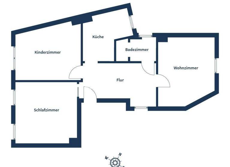 Wohnung zum Kauf 159.000 € 3 Zimmer 61,9 m² 2. Geschoss St. Lorenz Nord Lübeck 23554