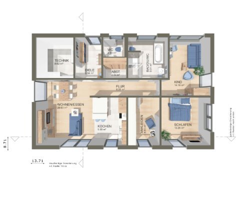 Bungalow zum Kauf 368.600 € 4 Zimmer 101 m²<br/>Wohnfläche 542 m²<br/>Grundstück Esche 49828