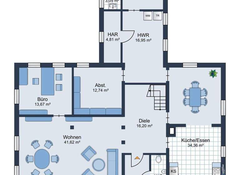 Einfamilienhaus zur Miete 2.480 € 8 Zimmer 244,6 m² 3.167,1 m² Grundstück Velen 46342