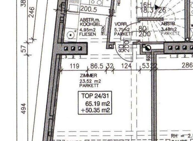 Wohnung zum Kauf 590.000 € 2 Zimmer 65,2 m² 4. Geschoss Schönbrunner Straße 22-24 Wien 1050