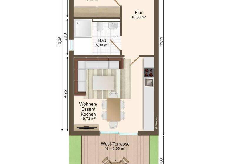 Wohnanlage zum Kauf - Erstbezug als Kapitalanlage geeignet 750.000 € 4 Zimmer 104 m² Kaufering 86916