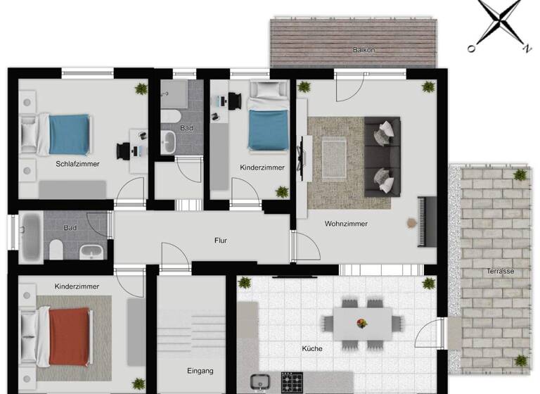 Wohnung zur Miete 3.000 € 4 Zimmer 110 m² Heusenstamm 63150