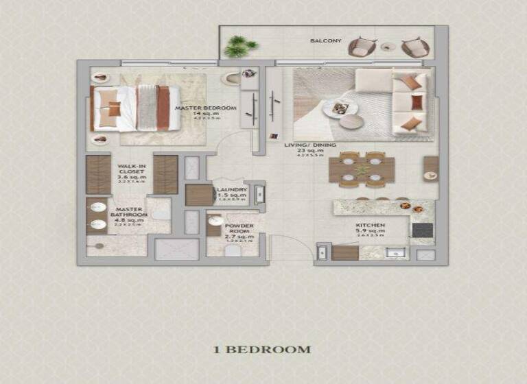 Wohnung zum Kauf provisionsfrei 370.342 € 2 Zimmer 83 m² Dubai