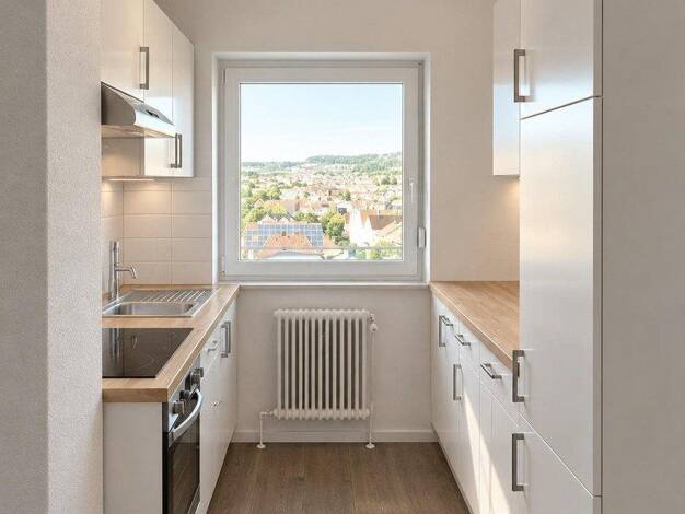 Wohnung zur Miete - Erstbezug 690 € 2 Zimmer 55 m² 5. Geschoss frei ab 01.11.2026 Hauffstraße 20 Salach Salach 73084